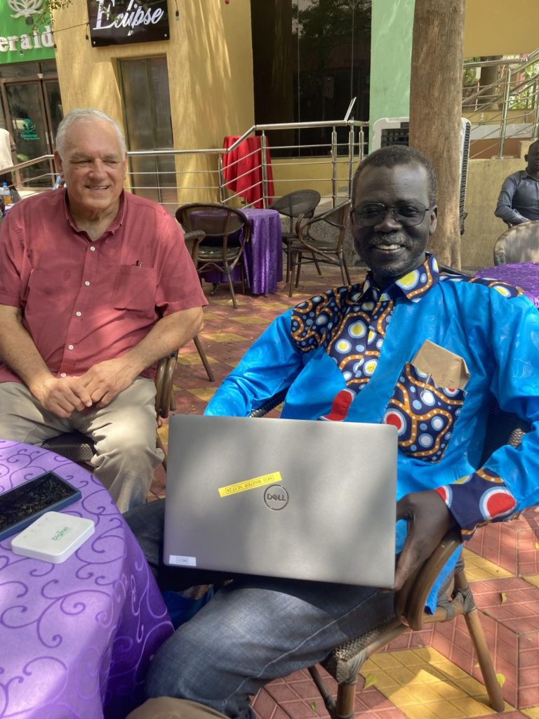 Laptops presented to the theological college
