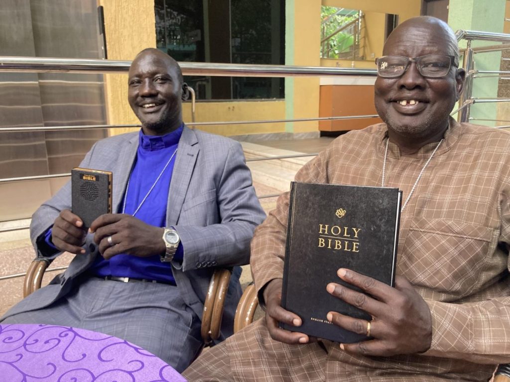 Distributing Talking Bibles